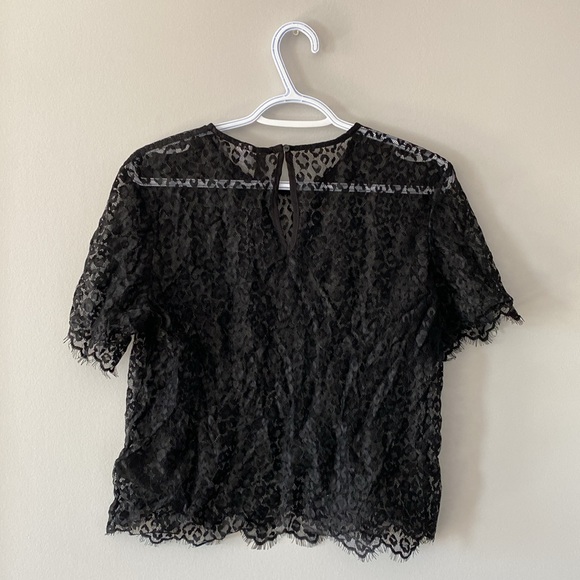 H&M sheer leopard top - Picture 4 of 5